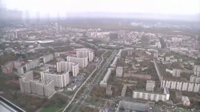 Watch Olympic Flame at Tallest TV Tower in Russia Video