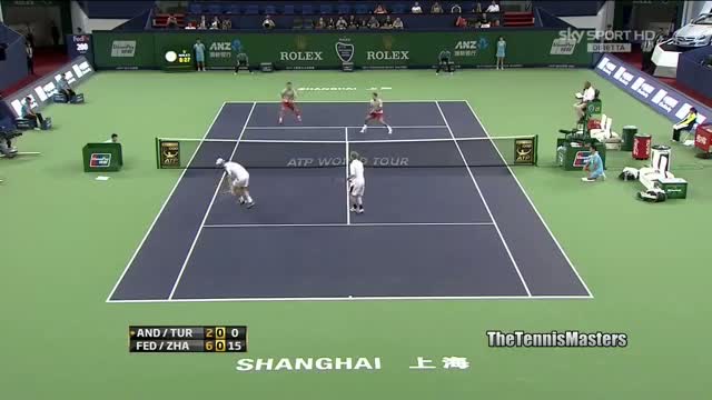 Watch Roger Federer/ Ze Zhang Vs Dmitry Tursunov/Kevin Anderson Shanghai 2013 R1 HIGHLIGHTS [HD] Video