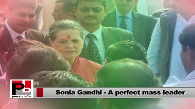 Watch Sonia Gandhi - a leader who changed the lives of the poor in the country positively Video