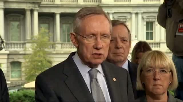 Watch Reid to GOP: Open Government, We'll Negotiate Video