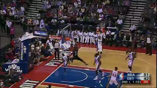 Watch NBA: Chris Bosh Slams it Home Video
