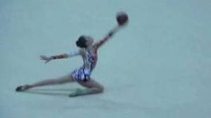 Watch Awesome Gymnast with Ball Rhythmic Gymnastics Video