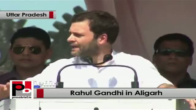 Watch Rahul Gandhi in Aligarh: There should not be a time to tell the truth Video