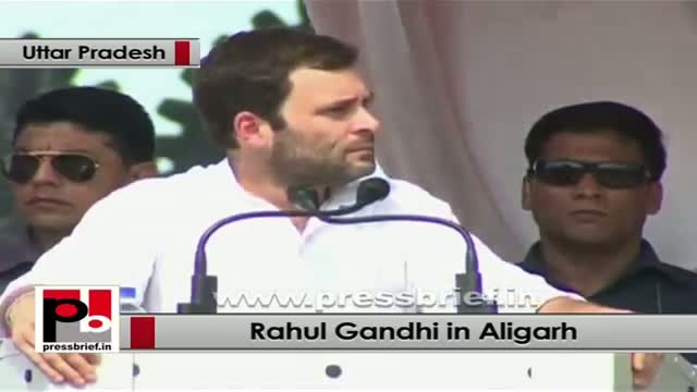 Watch Rahul Gandhi in Aligarh talks about Muzaffarnagar riots; slams divisive politics Video