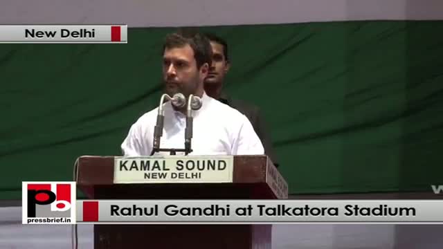 Watch Rahul Gandhi at Dalit Adhikar Diwas rally in Delhi stresses for the need of empowering aam aadmi Video