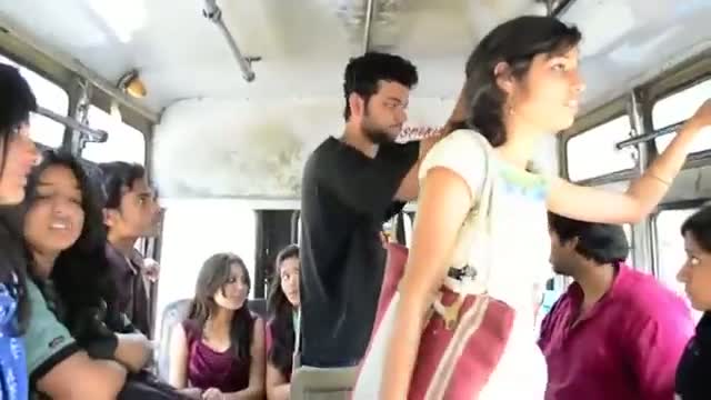 Watch What Girls and boys Doing in bus - A journey to remember HD Video