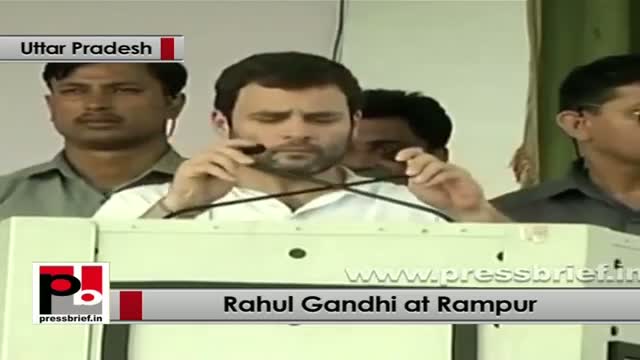 Watch Rahul Gandhi in Rampur: No one can suppress people's voice Video