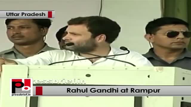 Watch Rahul Gandhi in Rampur: UP needs to develop more Video
