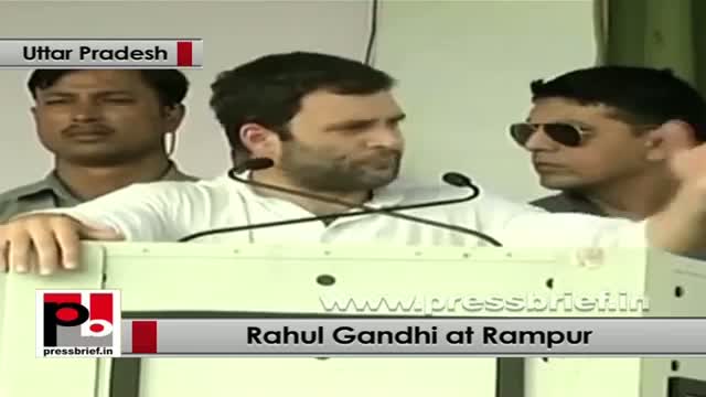 Watch Rahul Gandhi in Rampur: The vision of Congress party is the vision of India Video