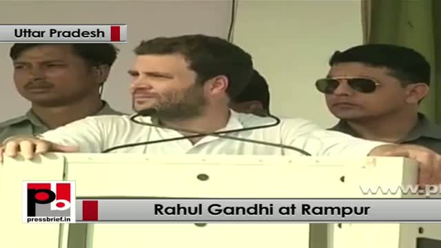 Watch Rahul Gandhi in Rampur talks about Panchayati Raj brought in by Rajiv Gandhi Video
