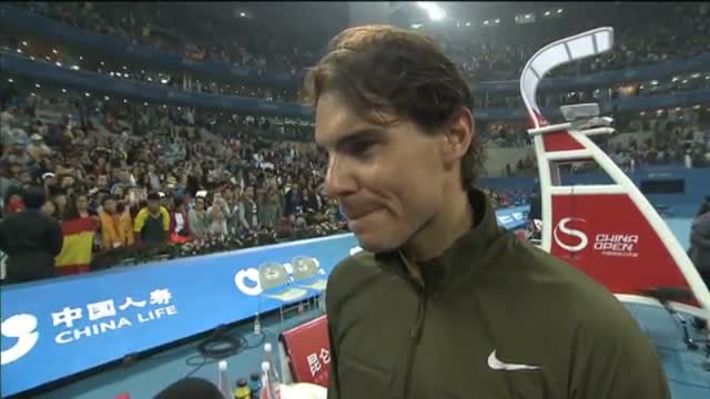 Watch Beijing 2013 Final Interview Nadal Video
