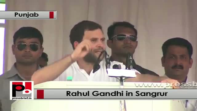 Watch Rahul Gandhi in Punjab: UPA initiated giving rights to the people Video