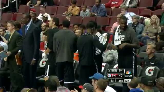 Watch NBA: Kevin Garnett with the No-Look to Lopez! Video