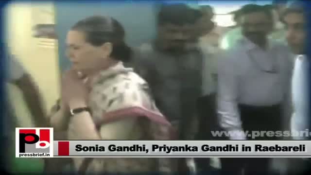 Watch Sonia Gandhi launches TCS's training programme in Raebareli; Priyanka Gandhi also present Video