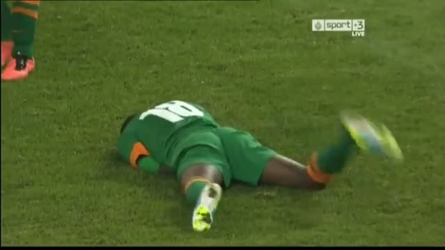 Watch Ouch! Neymar whacks a shot in a Zambian player's privates just after the halftime whistle Video