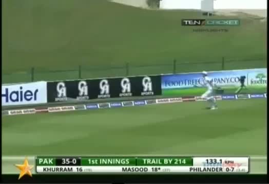 Watch Pakistan vs South Africa 1st Test Day 2 Morning Session Highlights - 15 Oct 2013 Video