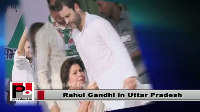 Watch Rahul Gandhi addresses mega Congress rallies in Uttar Pradesh Video