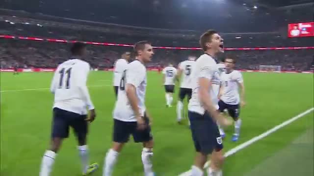 Watch Liverpool's Steven Gerrard secures World Cup qualification vs Poland 2-0 Video
