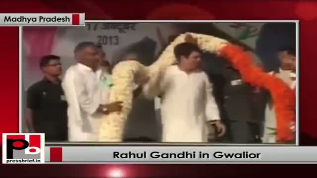 Watch Rahul Gandhi in Gwalior (Madhya Pradesh) Video