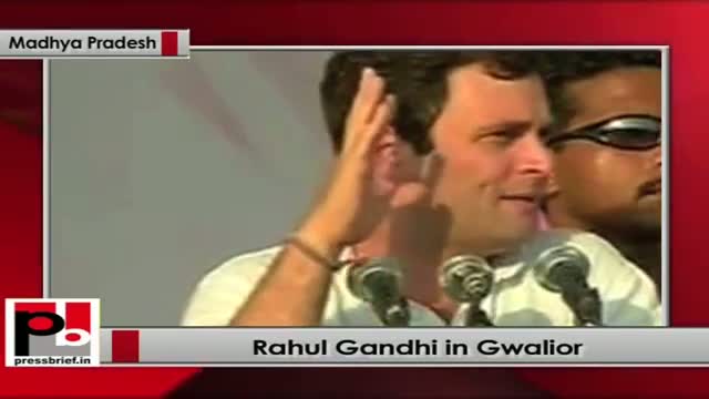 Watch Rahul Gandhi addresses Congress rally in Gwalior, Madhya Pradesh Video