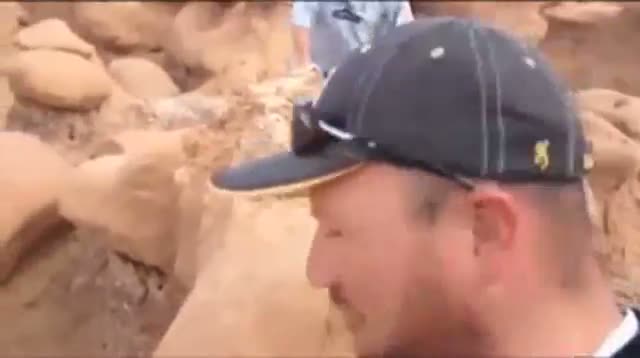 Watch Ancient Rock Toppled in Utah Video
