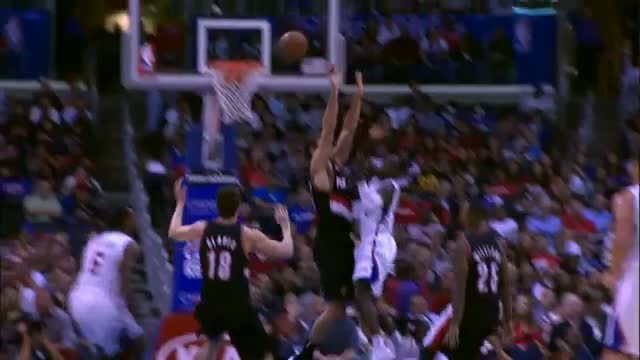 Watch NBA: DeAndre Jordan Hits Collison in Face with Ball after Sick Alley Oop Video