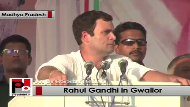 Watch Rahul Gandhi in Gwalior: BJP made Madhya Pradesh a university of corruption Video