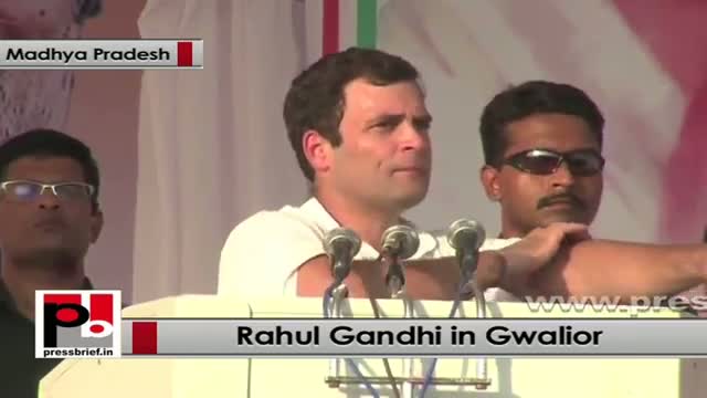 Watch Rahul Gandhi in Gwalior: I value respect more than development Video
