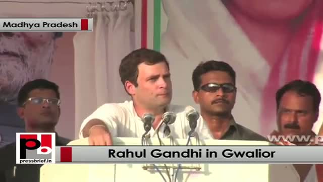 Watch Rahul Gandhi in Gwalior: A Congress govt in Madhya Pradesh will give respect to the people Video