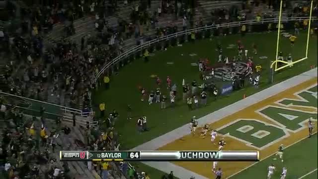Watch Baylor's BLAZING Fast Kickoff Return TD #SCtop10 Video