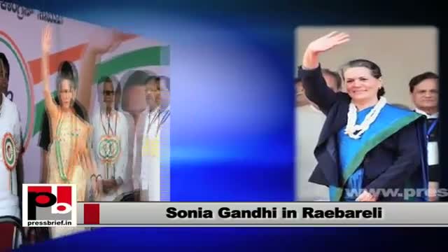 Watch Sonia Gandhi lauds Congress-led UPA policies Video