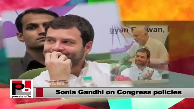 Watch Sonia Gandhi talks about the mega Food park project in Amethi Video