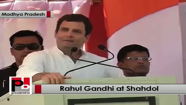 Watch Rahul Gandhi at Shahdol (MP): Sonia Gandhi put food bill over her health Video