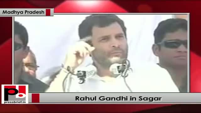 Watch Rahul Gandhi Speaks at Congress rally in Sagar (Madhya Pradesh) Video