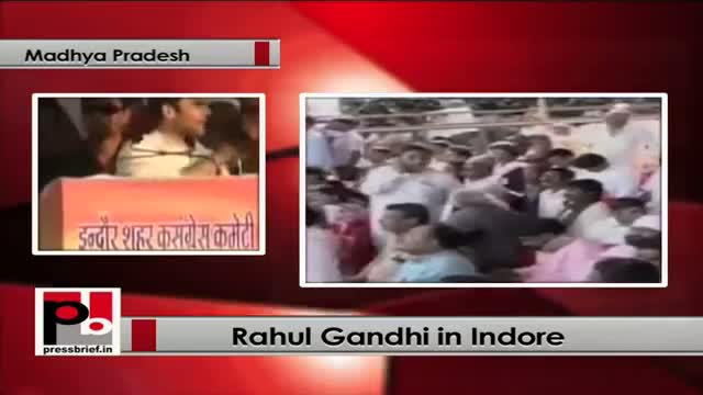 Watch Rahul Gandhi in Indore (Madhya Pradesh) attacks BJP for inciting communal riots Part 02 Video