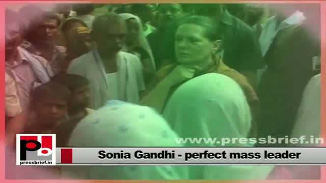 Watch Committed and sincere leader Sonia Gandhi - the champion of historic Food Security Bill Video