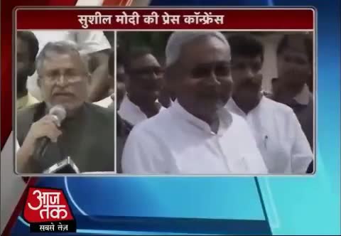 Watch Sushil Kumar Modi press conference after serial bomb blasts at Modi rally in Patna Video