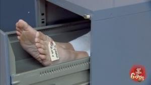 Watch Just For Laughs - Creepy Office Doubles as Morgue Video