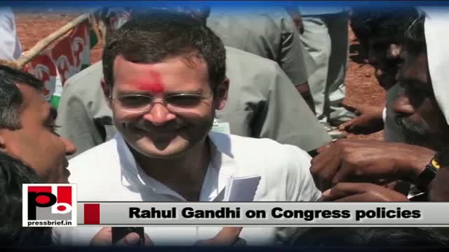 Watch Rahul Gandhi: Congress thinks that it is the responsibility o empower the poor Video