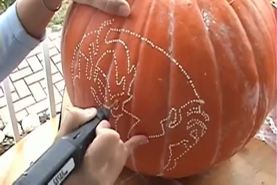 Watch Pumpkin Stencils using Power Tools Video