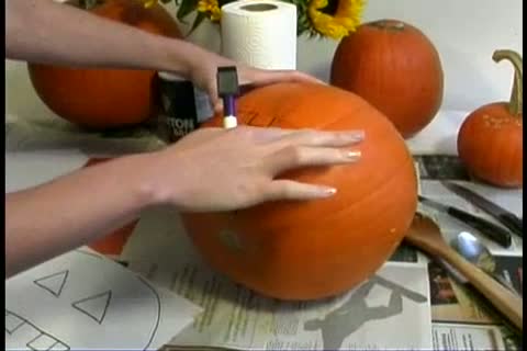 Watch How to Carve a Halloween Pumpkin : Tips for Using Halloween Pumpkin Designs Video