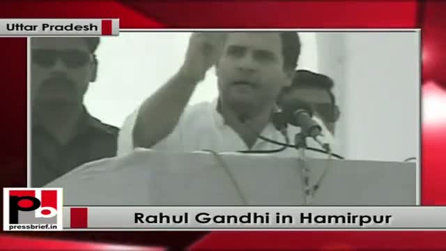 Watch Rahul Gandhi addresses Congress rally in Hamirpur (Uttar Pradesh) Video