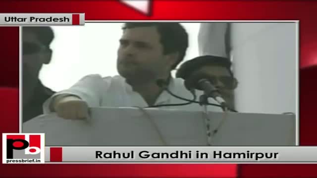 Watch Rahul Gandhi strikes chord with people in Hamirpuir (UP;) urges the people to dream big Video