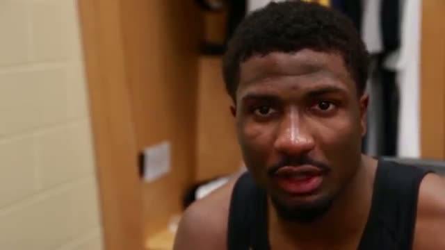 Watch NBA: Paul George and Roy Hibbert give Solomon Hill The Rookie Treatment Video