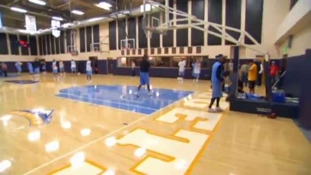 Watch NBA: Allen Iverson and Carmelo Anthony Water Fight in Practice Video