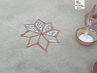 Watch How to make Rangoli Diwali Festival India | Mandana Rajasthani Tradition (Happy Diwali) Video
