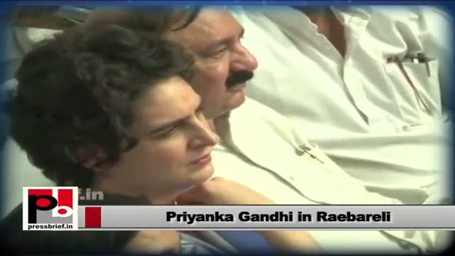 Watch Priyanka Gandhi in Raebareli asks Congressmen in Raebareli to spread UPA policies Video