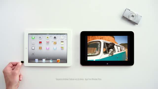 Watch Dell Tablet vs. iPad Windows 8 TV Commercial Ads Video
