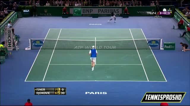 Watch Novak Djokovic Vs John Isner Round 3 HIGHLIGHTS ATP PARIS MASTERS 2013 [HD] Video