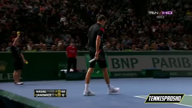Watch Rafael Nadal Vs Jerzy Janowicz Round 3 HIGHLIGHTS PARIS MASTERS 2013 [HD] Video